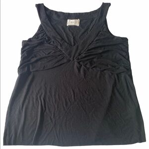 MXM Black empire waist sleeveless top